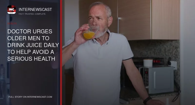 Doctor Urges Older Men to Drink Juice Daily to Help Avoid a Serious Health Scare - Internewscast Journal