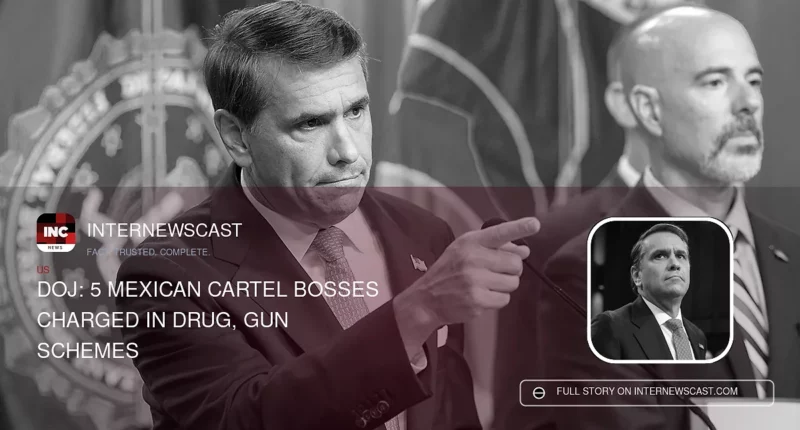 DOJ: 5 Mexican Cartel Bosses Charged in Drug, Gun Schemes - Internewscast Journal