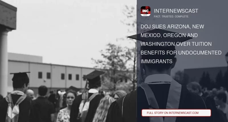 DOJ Sues Arizona, New Mexico, Oregon and Washington Over Tuition Benefits for Undocumented Immigrants - Internewscast Journal