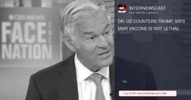 Dr. Oz Counters Trump, Says MMR Vaccine Is Not Lethal - Internewscast Journal