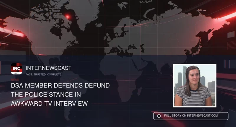 DSA Member Defends Defund the Police Stance in Awkward TV Interview - Internewscast Journal