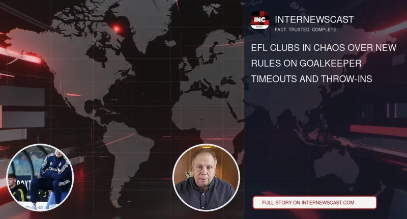 EFL Clubs in Chaos Over New Rules on Goalkeeper Timeouts and Throw-Ins - Internewscast Journal