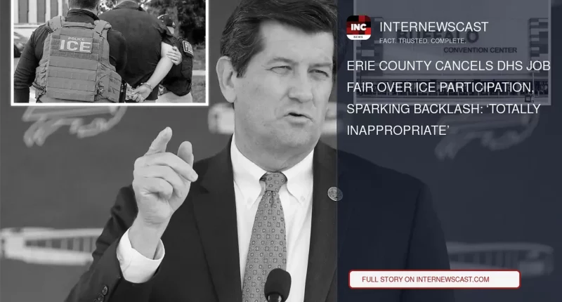 Erie County Cancels DHS Job Fair Over ICE Participation, Sparking Backlash: ‘Totally Inappropriate’ - Internewscast Journal