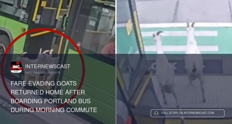 Fare-Evading Goats Returned Home After Boarding Portland Bus During Morning Commute - Internewscast Journal