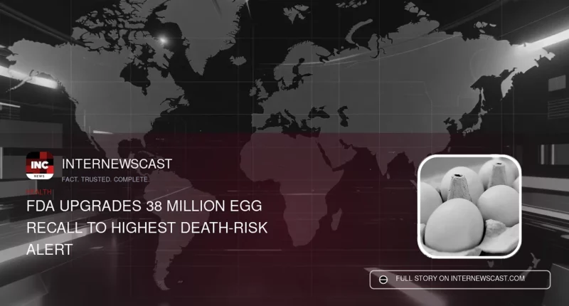 FDA Upgrades 38 Million Egg Recall to Highest Death-Risk Alert - Internewscast Journal