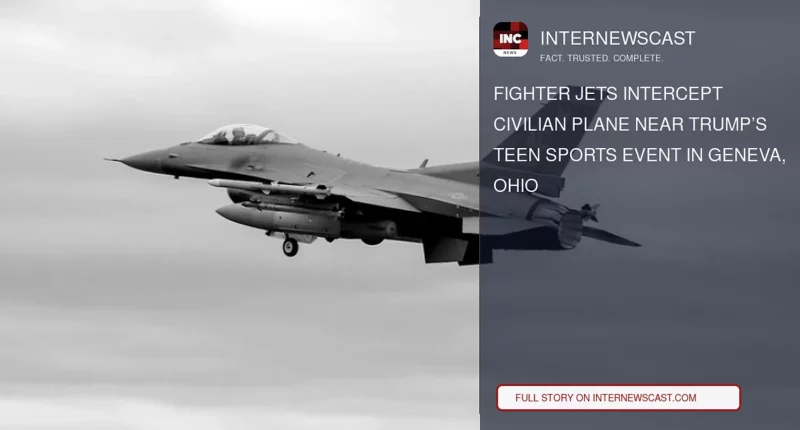 Fighter Jets Intercept Civilian Plane Near Trump’s Teen Sports Event in Geneva, Ohio - Internewscast Journal