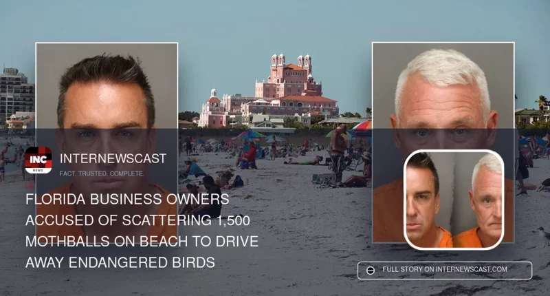 Florida Business Owners Accused of Scattering 1,500 Mothballs on Beach to Drive Away Endangered Birds - Internewscast Journal