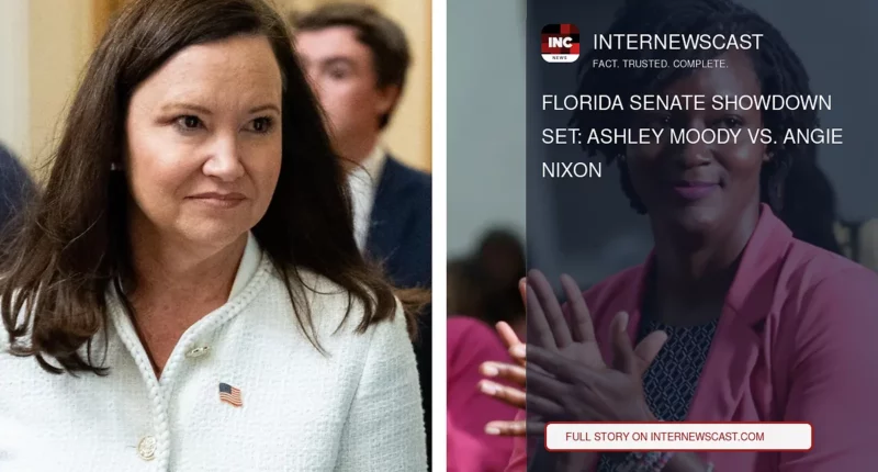 Florida Senate Showdown Set: Ashley Moody vs. Angie Nixon - Internewscast Journal