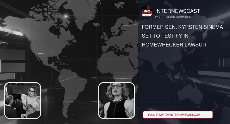 Former Sen. Kyrsten Sinema Set to Testify in Homewrecker Lawsuit - Internewscast Journal