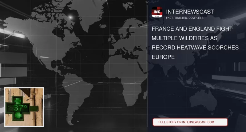 France and England Fight Multiple Wildfires as Record Heatwave Scorches Europe - Internewscast Journal