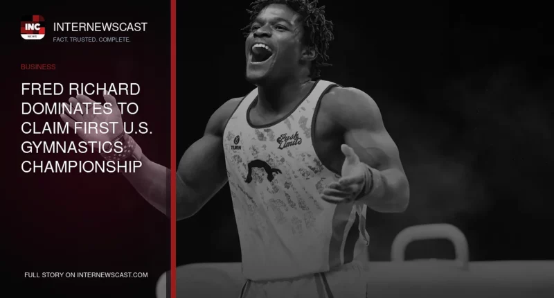 Fred Richard Dominates to Claim First U.S. Gymnastics Championship - Internewscast Journal