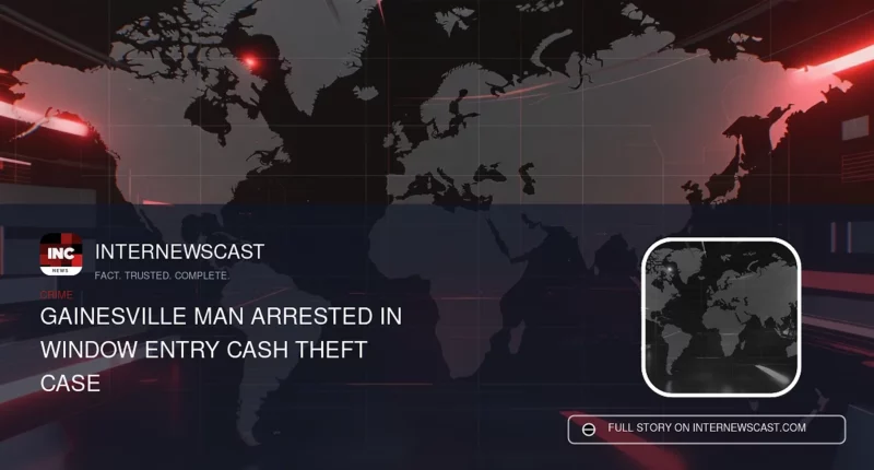 Gainesville Man Arrested in Window Entry Cash Theft Case - Internewscast Journal