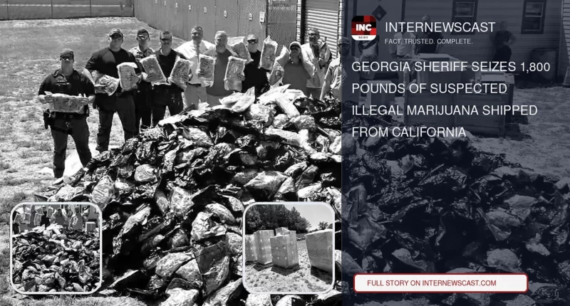 Georgia Sheriff Seizes 1,800 Pounds of Suspected Illegal Marijuana Shipped From California - Internewscast Journal