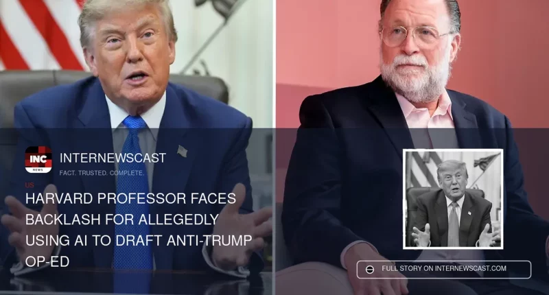 Harvard Professor Faces Backlash for Allegedly Using AI to Draft Anti-Trump Op-Ed - Internewscast Journal