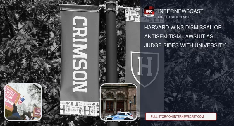 Harvard Wins Dismissal of Antisemitism Lawsuit as Judge Sides With University - Internewscast Journal