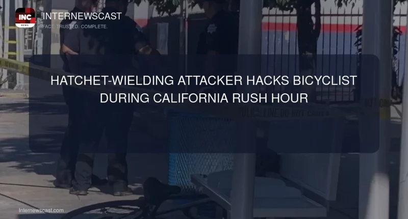 Hatchet-Wielding Attacker Hacks Bicyclist During California Rush Hour - Internewscast Journal