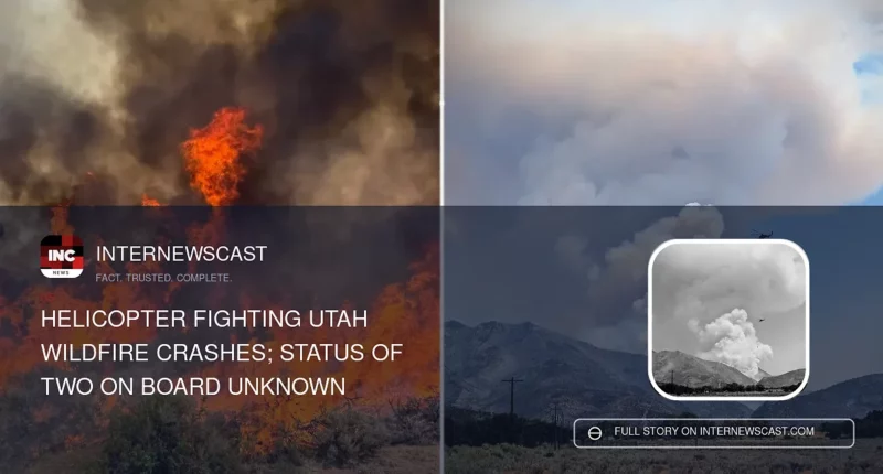 Helicopter Fighting Utah Wildfire Crashes; Status of Two On Board Unknown - Internewscast Journal