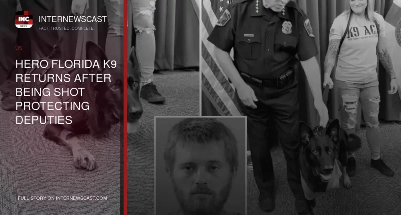 Hero Florida K9 Returns After Being Shot Protecting Deputies - Internewscast Journal