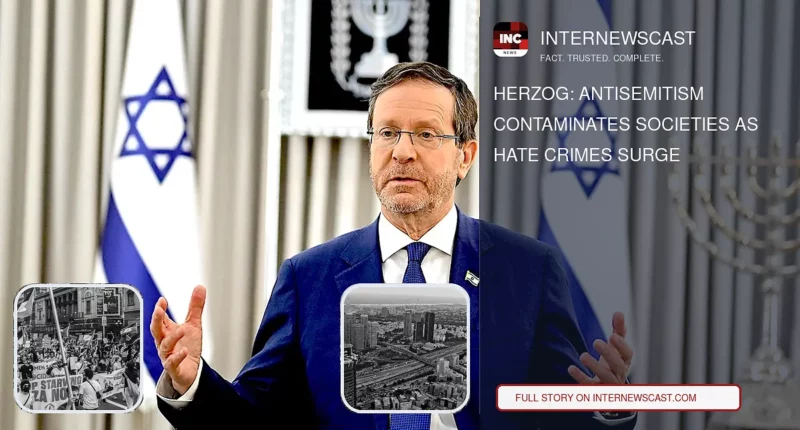 Herzog: Antisemitism Contaminates Societies as Hate Crimes Surge - Internewscast Journal