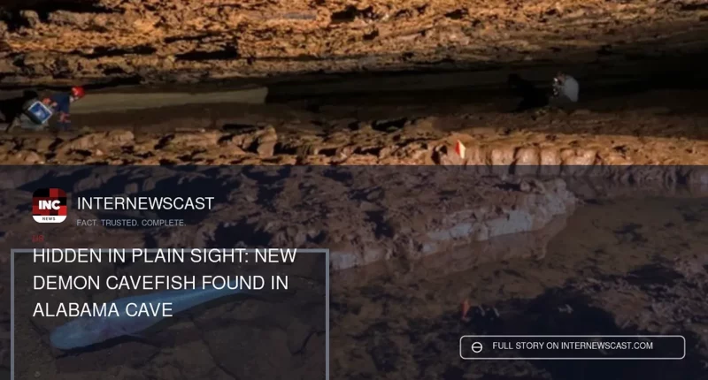 Hidden in Plain Sight: New Demon Cavefish Found in Alabama Cave - Internewscast Journal
