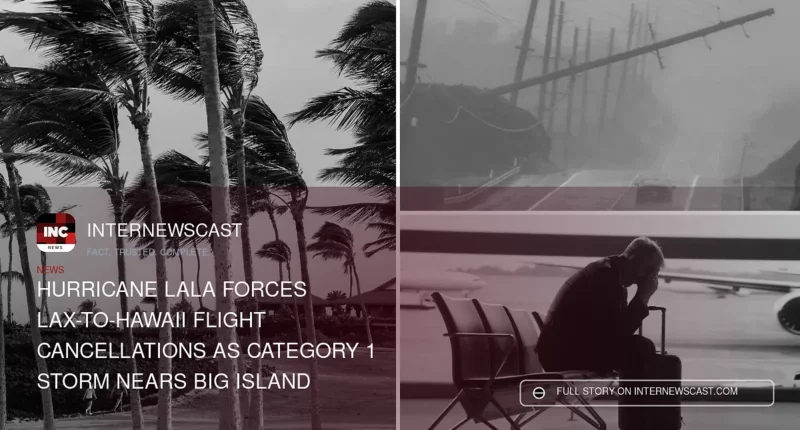 Hurricane Lala Forces LAX-to-Hawaii Flight Cancellations as Category 1 Storm Nears Big Island - Internewscast Journal