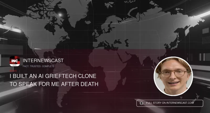 I Built an AI Grieftech Clone to Speak for Me After Death - Internewscast Journal