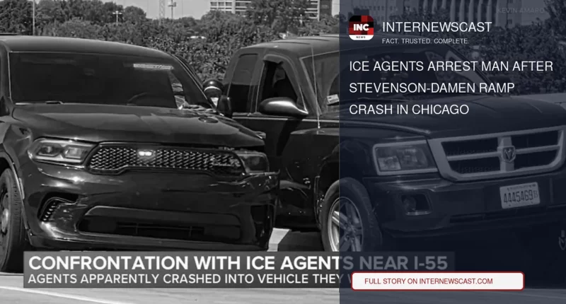 ICE Agents Arrest Man After Stevenson-Damen Ramp Crash in Chicago - Internewscast Journal