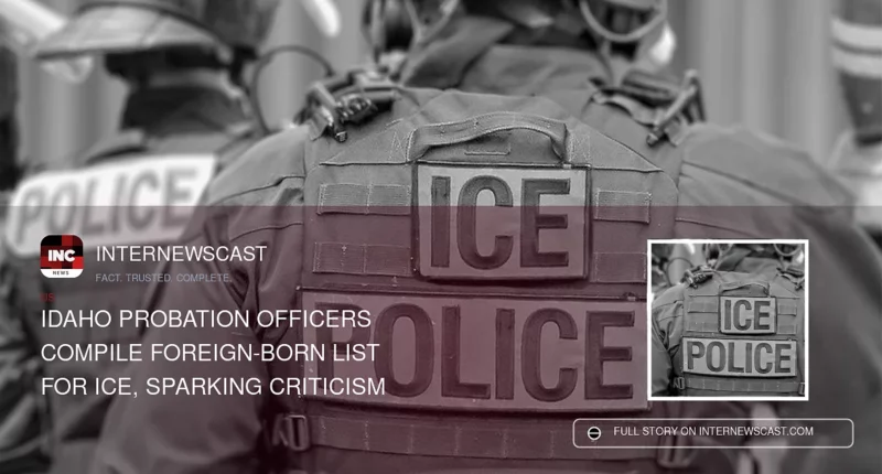 Idaho Probation Officers Compile Foreign-Born List for ICE, Sparking Criticism - Internewscast Journal