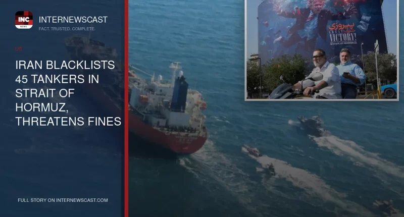 Iran Blacklists 45 Tankers in Strait of Hormuz, Threatens Fines and Cargo Seizures - Internewscast Journal