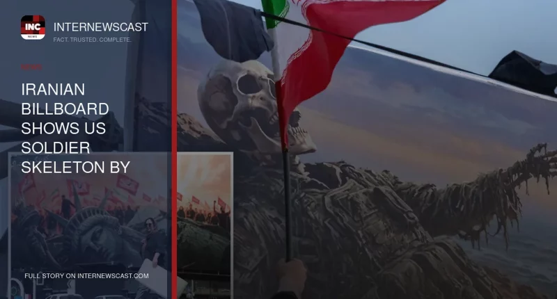 Iranian Billboard Shows US Soldier Skeleton by Strait of Hormuz - Internewscast Journal
