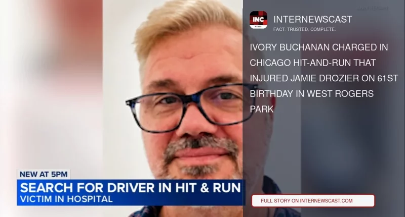 Ivory Buchanan Charged in Chicago Hit-and-Run That Injured Jamie Drozier on 61st Birthday in West Rogers Park - Internewscast Journal