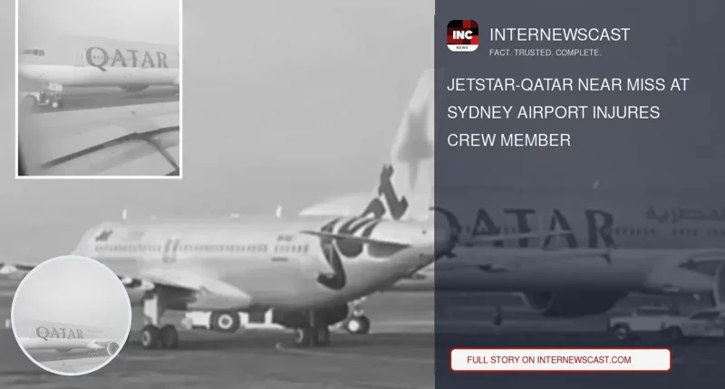 Jetstar-Qatar Near Miss at Sydney Airport Injures Crew Member - Internewscast Journal