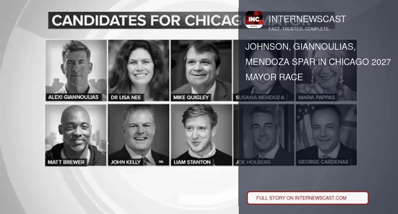 Johnson, Giannoulias, Mendoza Spar in Chicago 2027 Mayor Race - Internewscast Journal