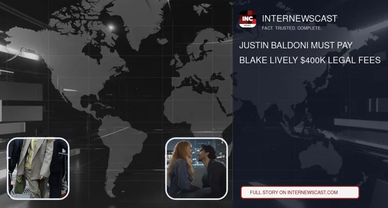 Justin Baldoni Must Pay Blake Lively $400K Legal Fees - Internewscast Journal