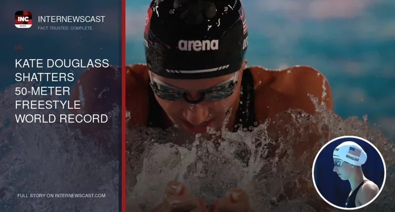 Kate Douglass Shatters 50-Meter Freestyle World Record in Pan Pacific Prelims - Internewscast Journal