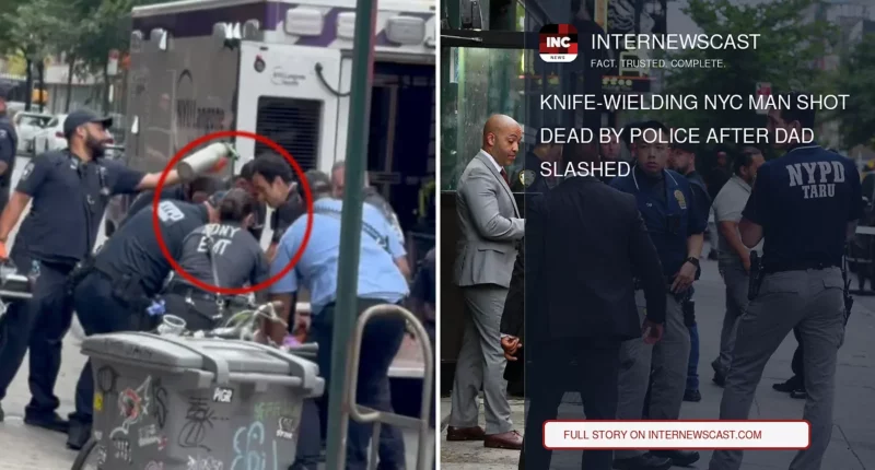 Knife-Wielding NYC Man Shot Dead by Police After Dad Slashed - Internewscast Journal