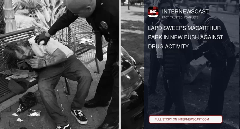 LAPD Sweeps MacArthur Park in New Push Against Drug Activity - Internewscast Journal
