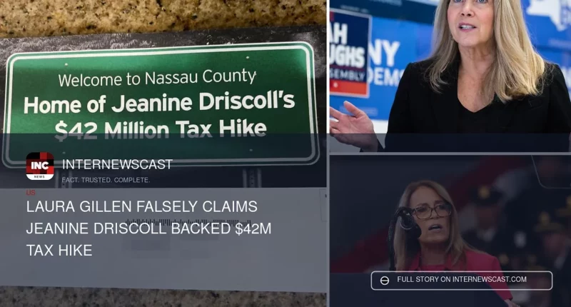 Laura Gillen Falsely Claims Jeanine Driscoll Backed $42M Tax Hike - Internewscast Journal