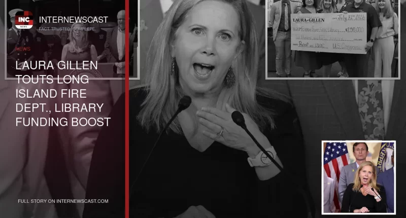 Laura Gillen Touts Long Island Fire Dept., Library Funding Boost - Internewscast Journal