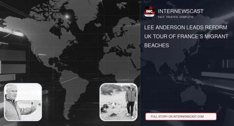 Lee Anderson Leads Reform UK Tour of France’s Migrant Beaches - Internewscast Journal
