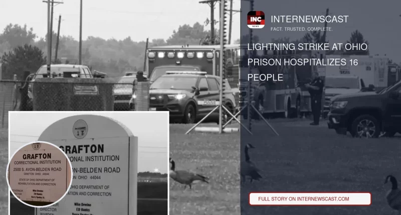 Lightning Strike at Ohio Prison Hospitalizes 16 People - Internewscast Journal
