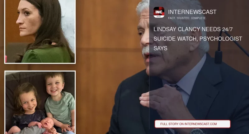 Lindsay Clancy Needs 24/7 Suicide Watch, Psychologist Says - Internewscast Journal
