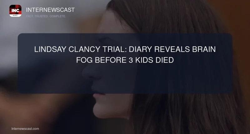 Lindsay Clancy Trial: Diary Reveals Brain Fog Before 3 Kids Died - Internewscast Journal