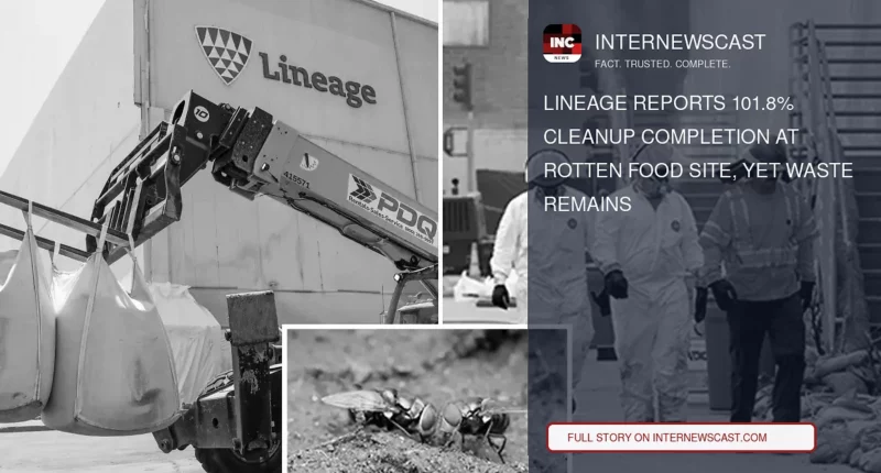 Lineage Reports 101.8% Cleanup Completion at Rotten Food Site, Yet Waste Remains - Internewscast Journal