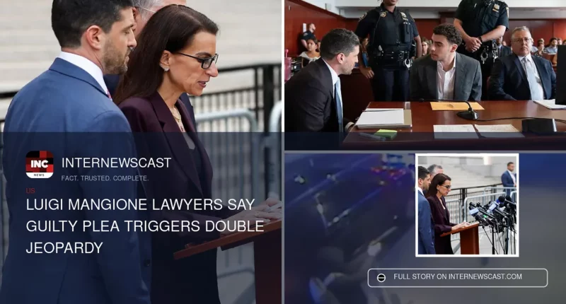 Luigi Mangione Lawyers Say Guilty Plea Triggers Double Jeopardy - Internewscast Journal