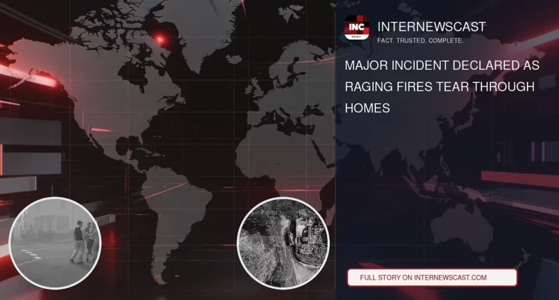 Major Incident Declared as Raging Fires Tear Through Homes - Internewscast Journal