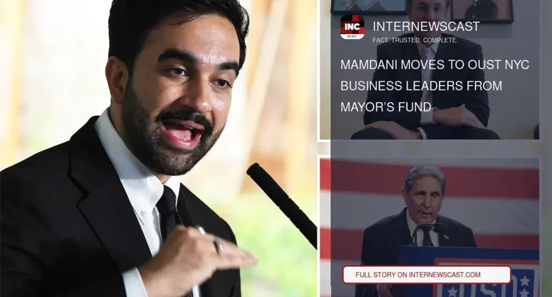 Mamdani Moves to Oust NYC Business Leaders From Mayor’s Fund - Internewscast Journal