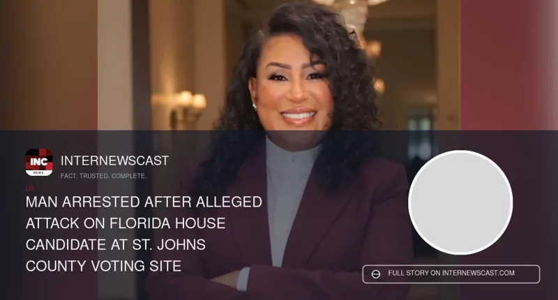 Man Arrested After Alleged Attack on Florida House Candidate at St. Johns County Voting Site - Internewscast Journal