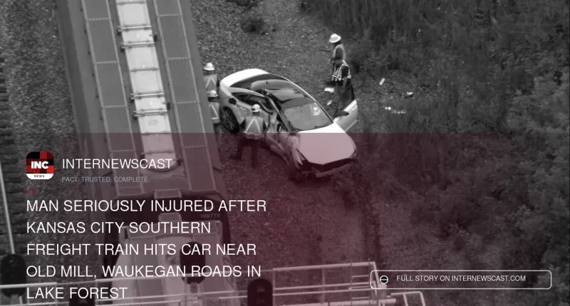 Man Seriously Injured After Kansas City Southern Freight Train Hits Car Near Old Mill, Waukegan Roads in Lake Forest - Internewscast Journal