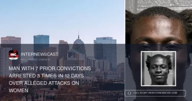Man With 7 Prior Convictions Arrested 3 Times in 12 Days Over Alleged Attacks on Women - Internewscast Journal